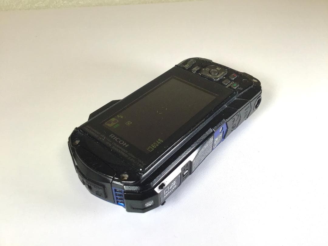 リコー RICOH WG-40W 防水デジタルカメラ ブルー