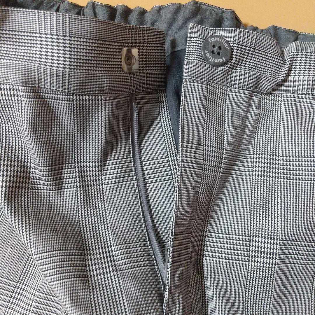 新春sale★半額最終！新品未使用familiar ズボン 暖かチェック 140