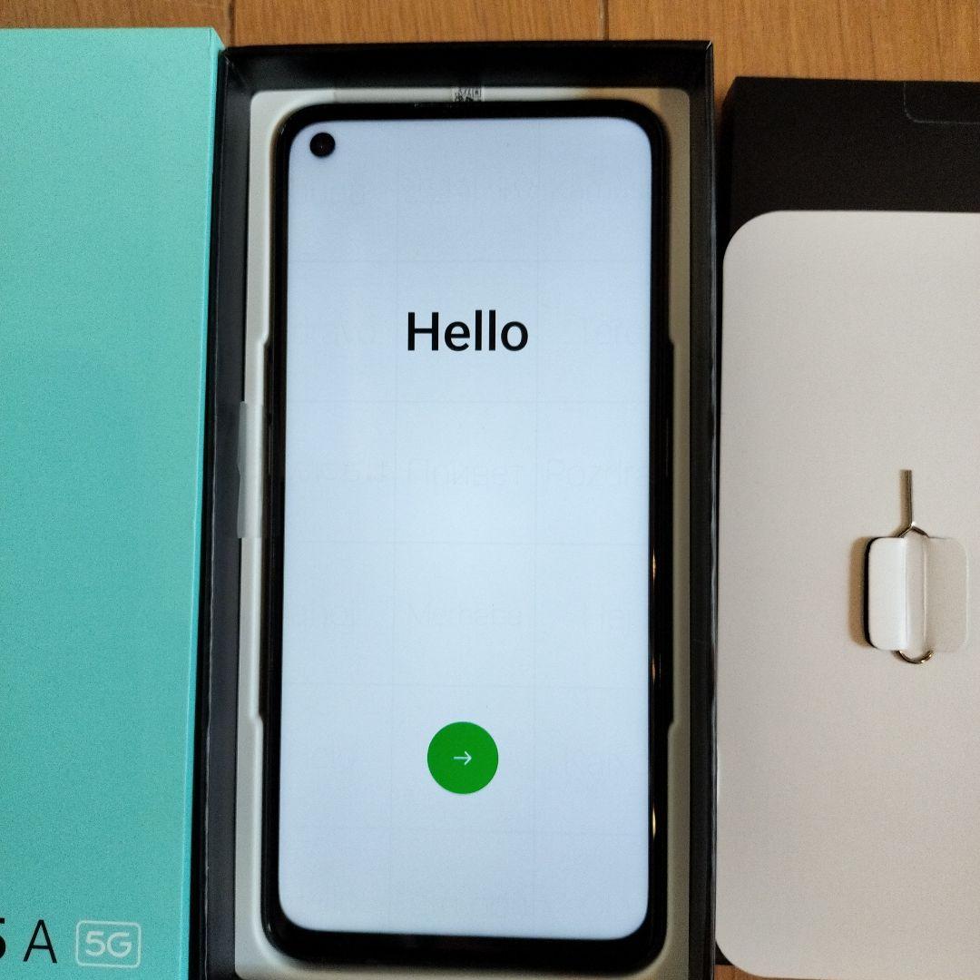 OPPO Reno5 A シルバーブラック SIMフリー