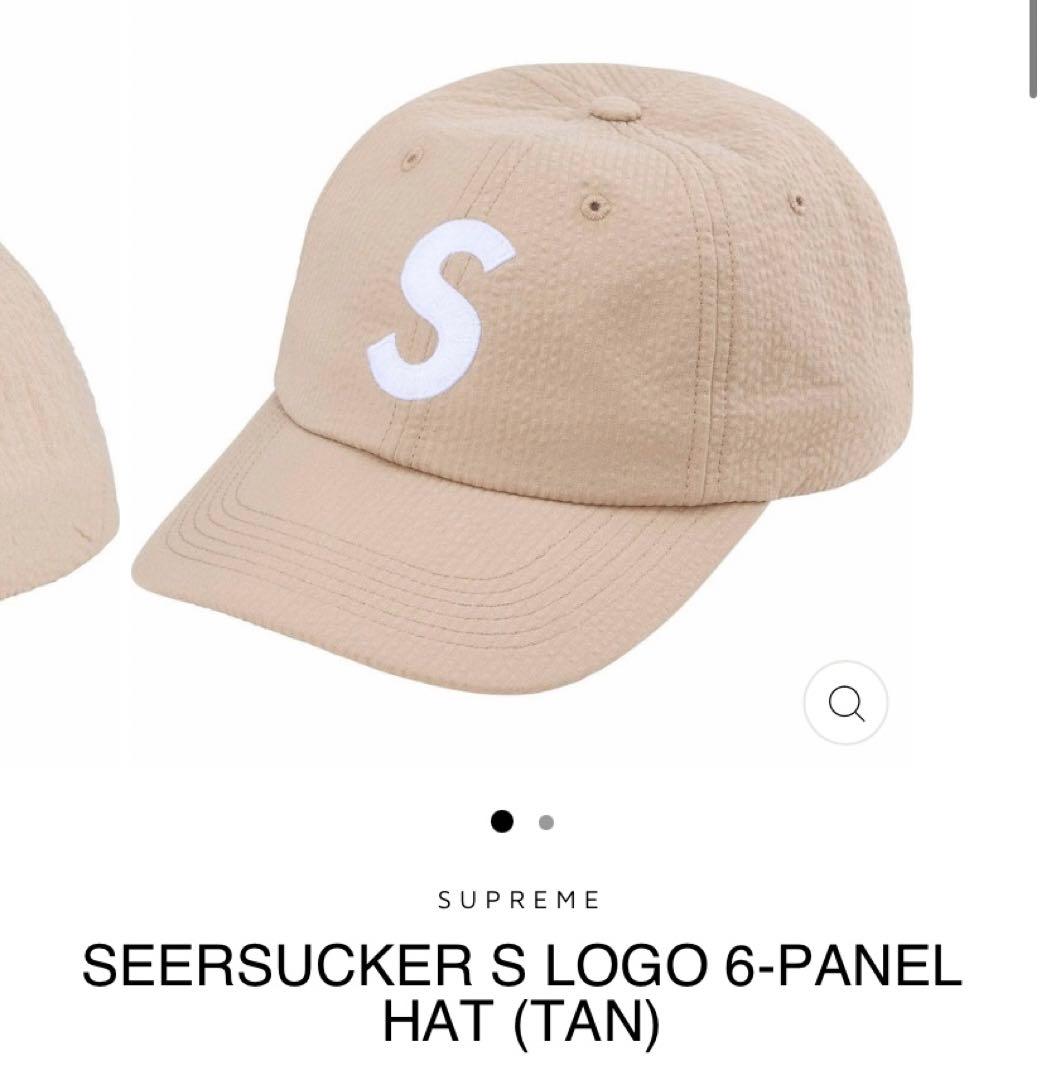 帽子 Supreme Seersucker S Logo 6-Panel \