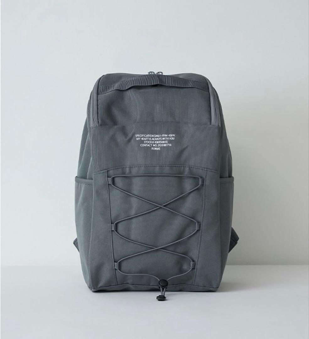 新品未使用FORME東原亜希キッズバックパック/チャコール