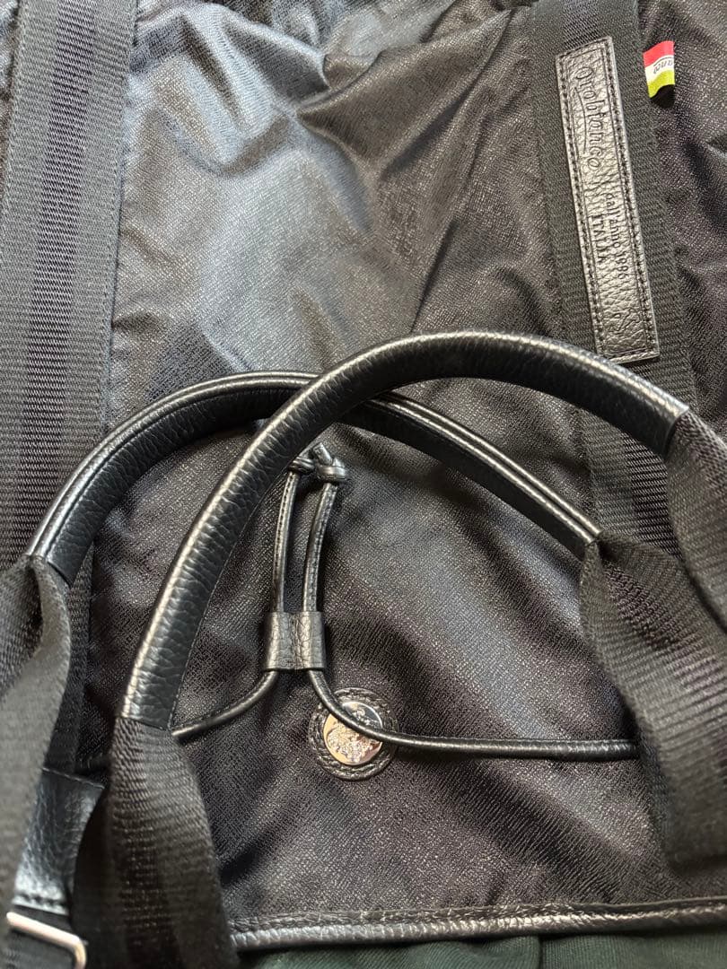 【Orobianco】オロビアンコトートバッグ 黒 大容量 美品