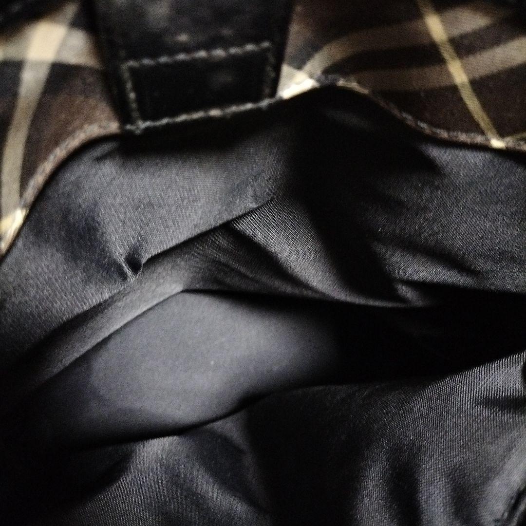 Burberrys ブルーレーベル チェック柄トートバッグ ショルダーバケツ