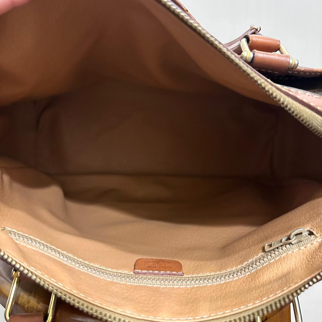 【CELINE】マカダム ボストンバッグ / bg111