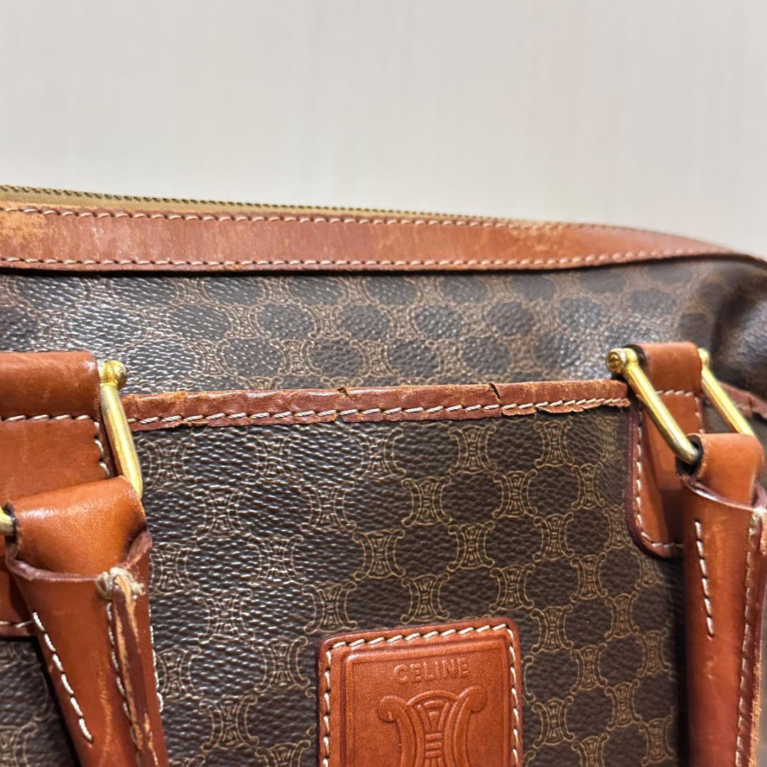 【CELINE】マカダム ボストンバッグ / bg111