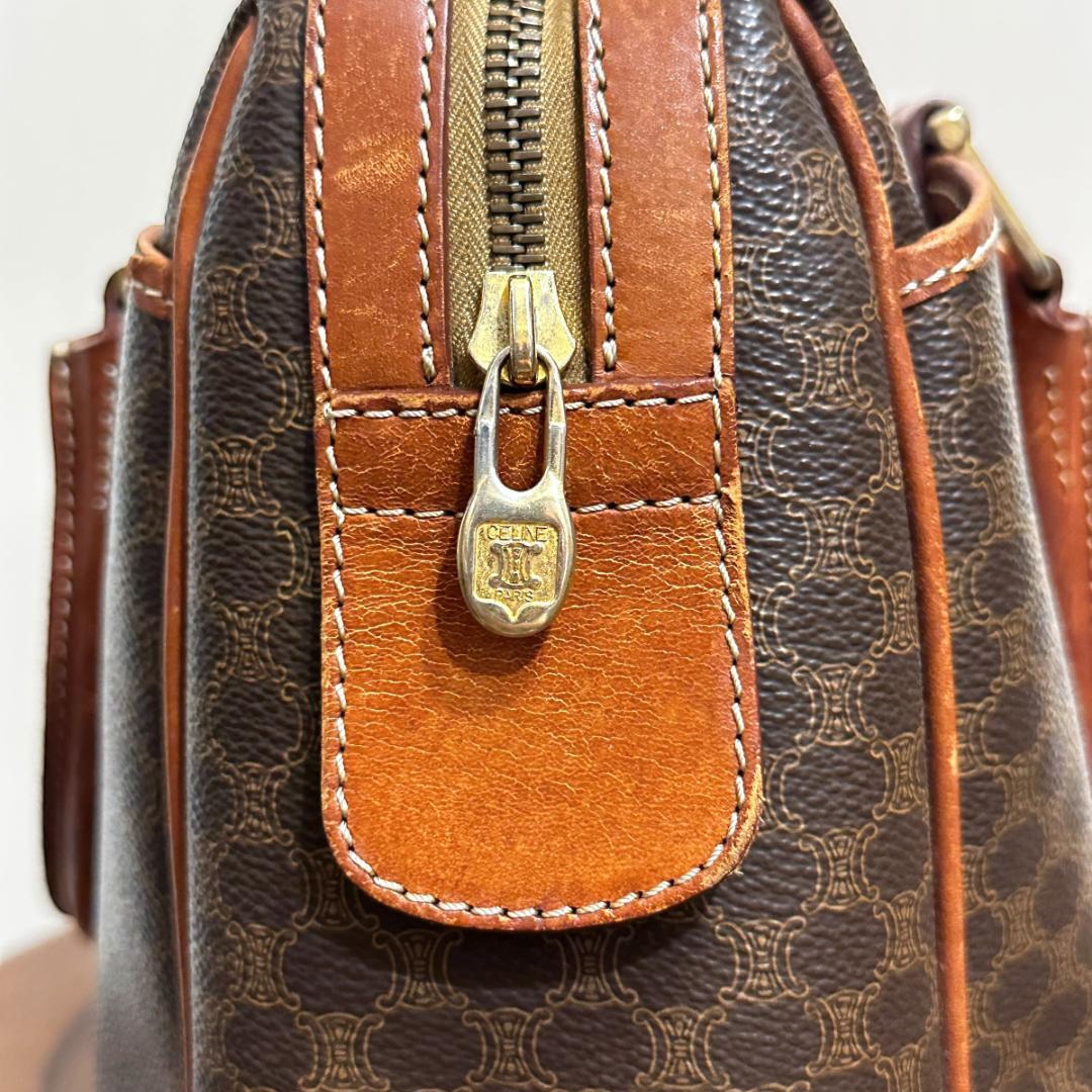 【CELINE】マカダム ボストンバッグ / bg111