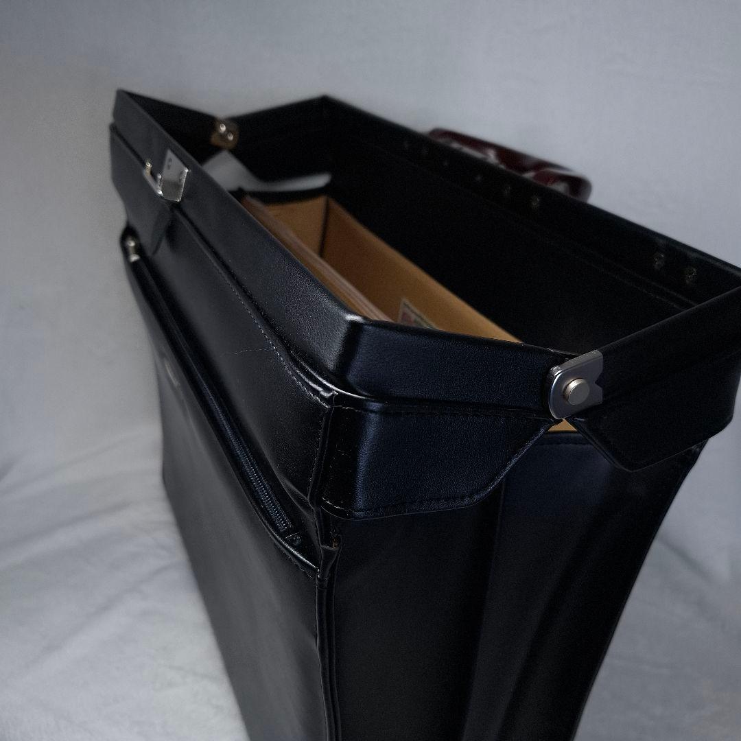 【新品】J.C HAMILTON ダレスバック ビジネスバッグ 黒 レザー