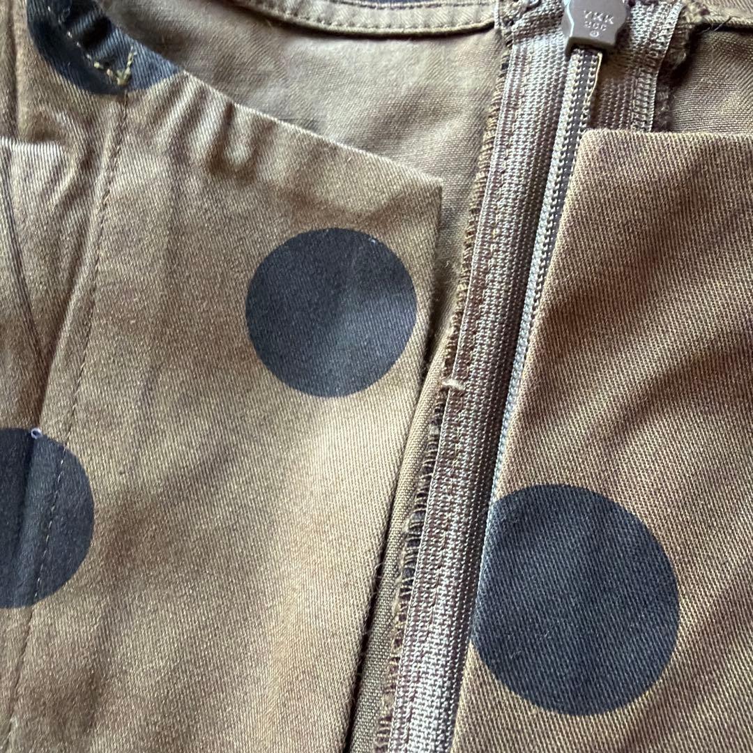 VERMEIL par ienaドットプリントウエストシェイプワンピース