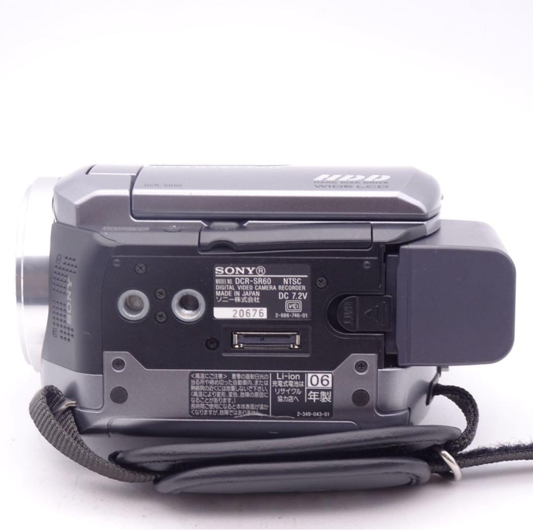 【希少美品】 SONY DCR-SR60 デジタルビデオカメラ ハンディカム