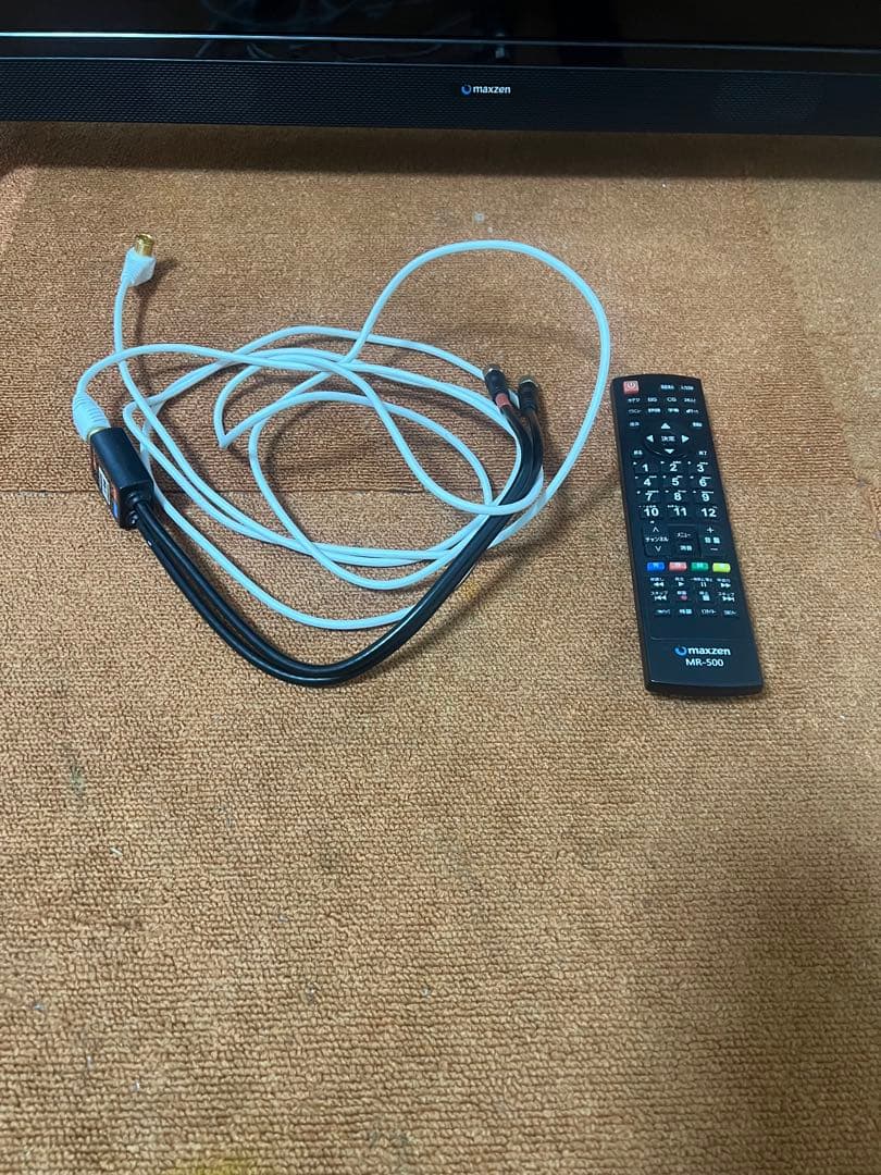 マクスゼン LED液晶テレビ 40V型 2019年製 Wチューナー搭載