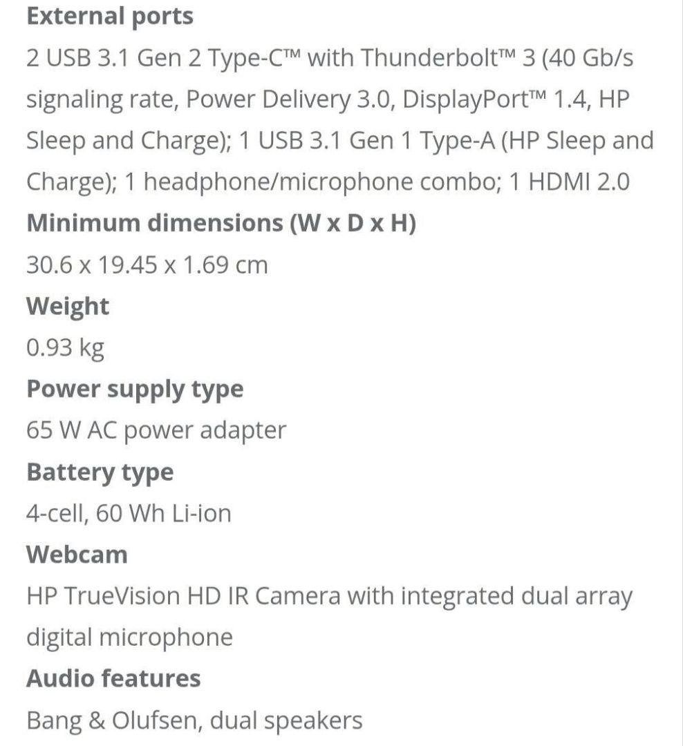 HP Spectre　x360−13−aw0023dx