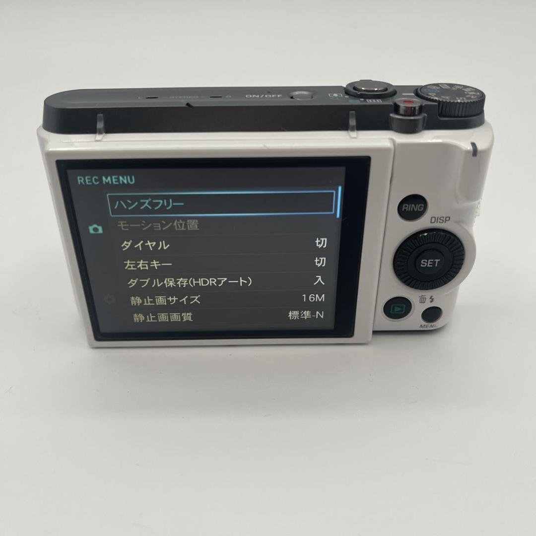 CASIO EX-ZR1100 ホワイト　コンデジ　カメラ カシオ EXILIM