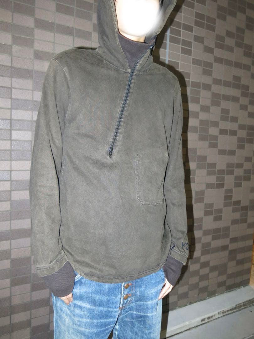 トップス 16aw archive y-3 double zipped hoodie