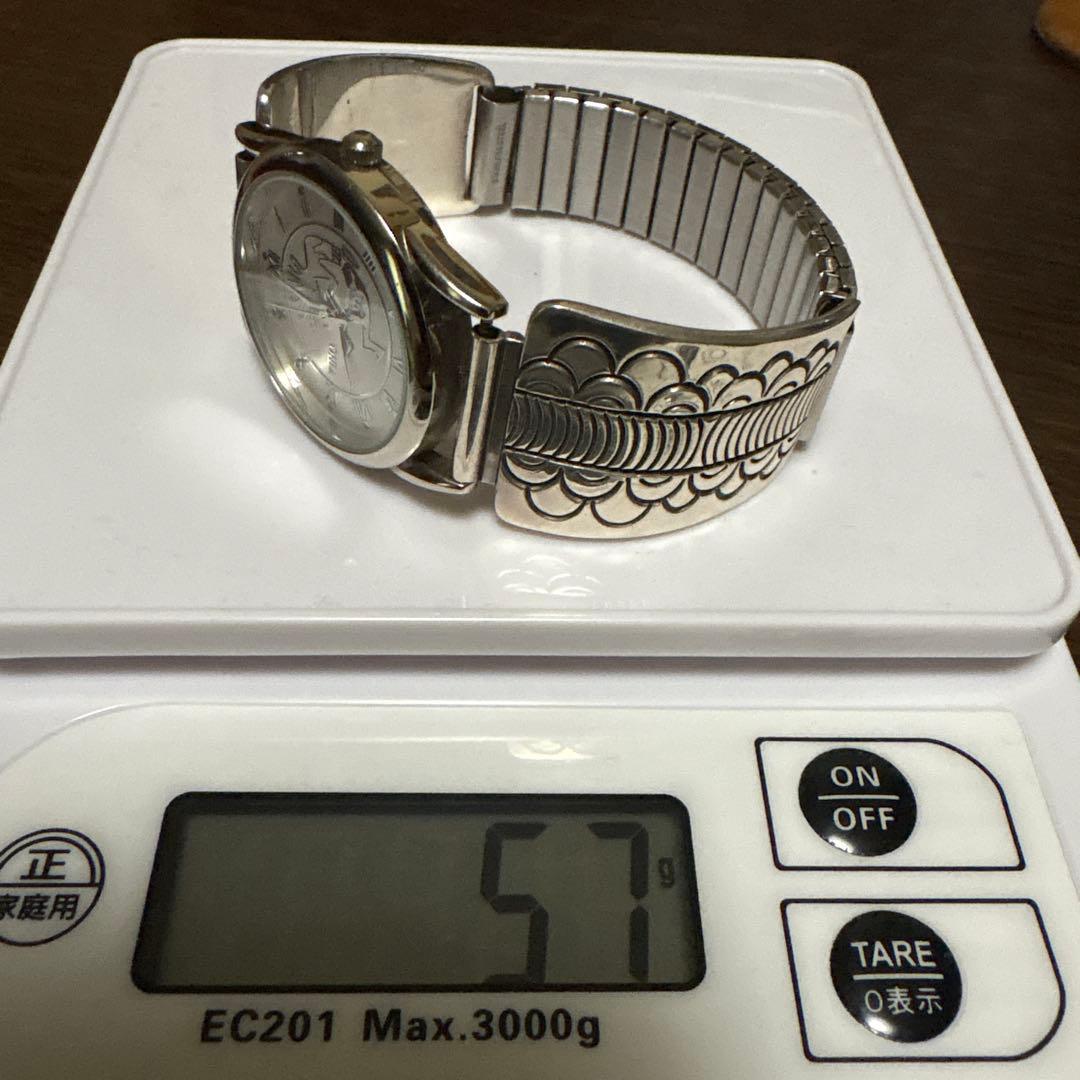 ブルースモーガン　腕時計　ナバホ インディアンジュエリー