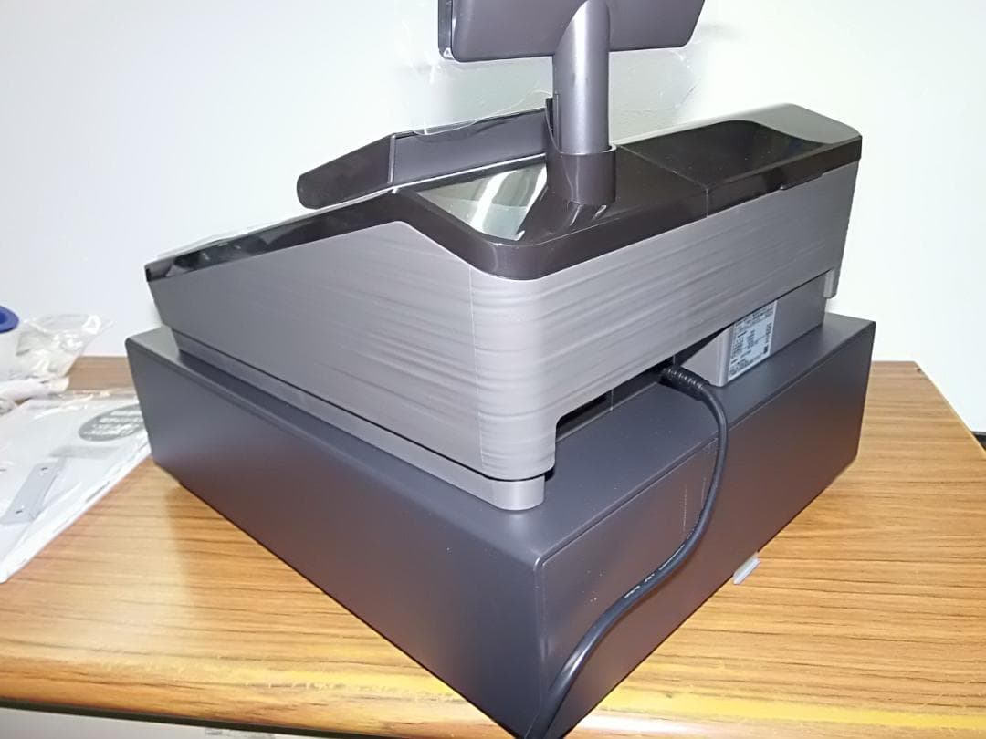 新品人気の黒224飲食向フルフラットXE-A417Bシャープインボイスレジスター