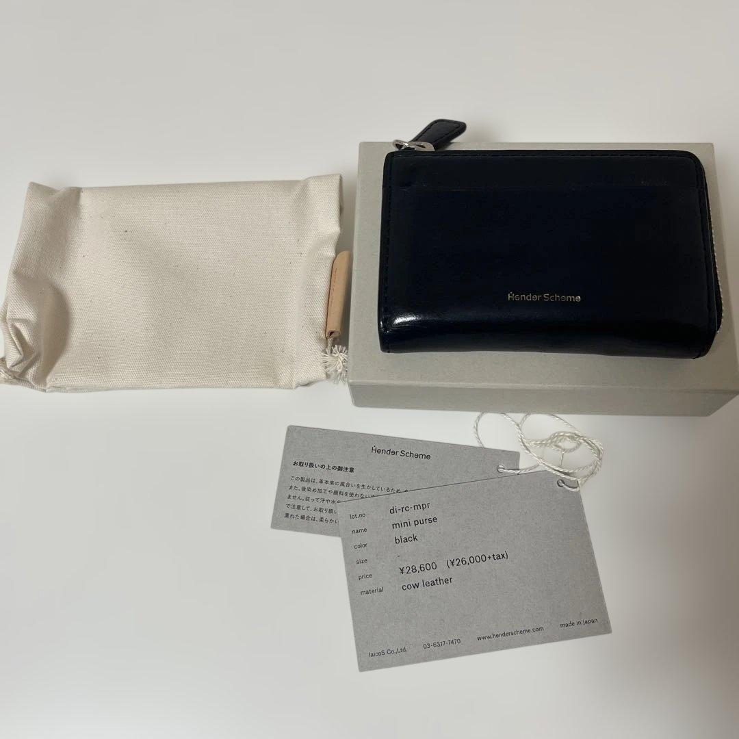 小物 Hender Scheme Mini Purse(BLACK)
