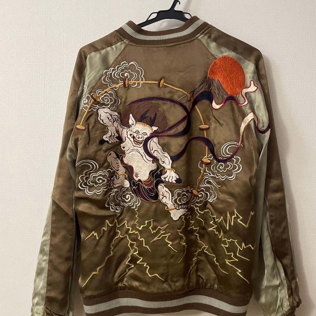 satori 風神雷神　リバーシブルスカジャンsize M