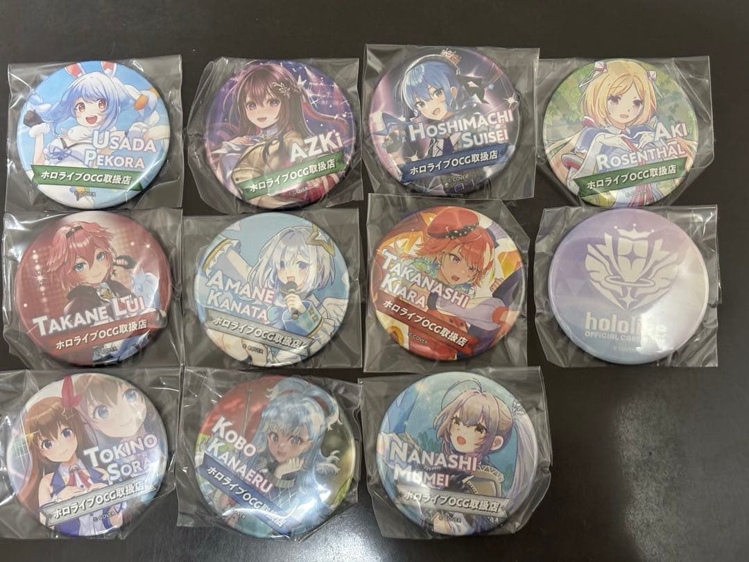 ホロライブ ホロカ　推しホロメン　缶バッジ　店舗関係者限定