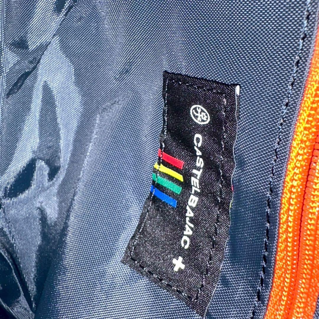 美品★カステルバジャック ドライビングトート ハンドバッグ ニース オレンジ