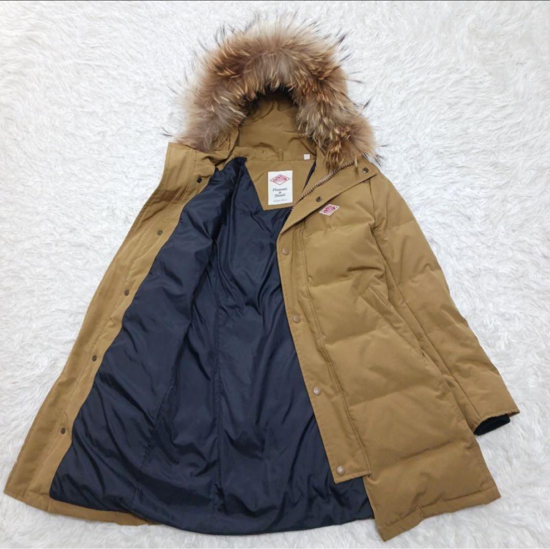 未使用　ダントン　ダウンジャケット ファー付きフード　34