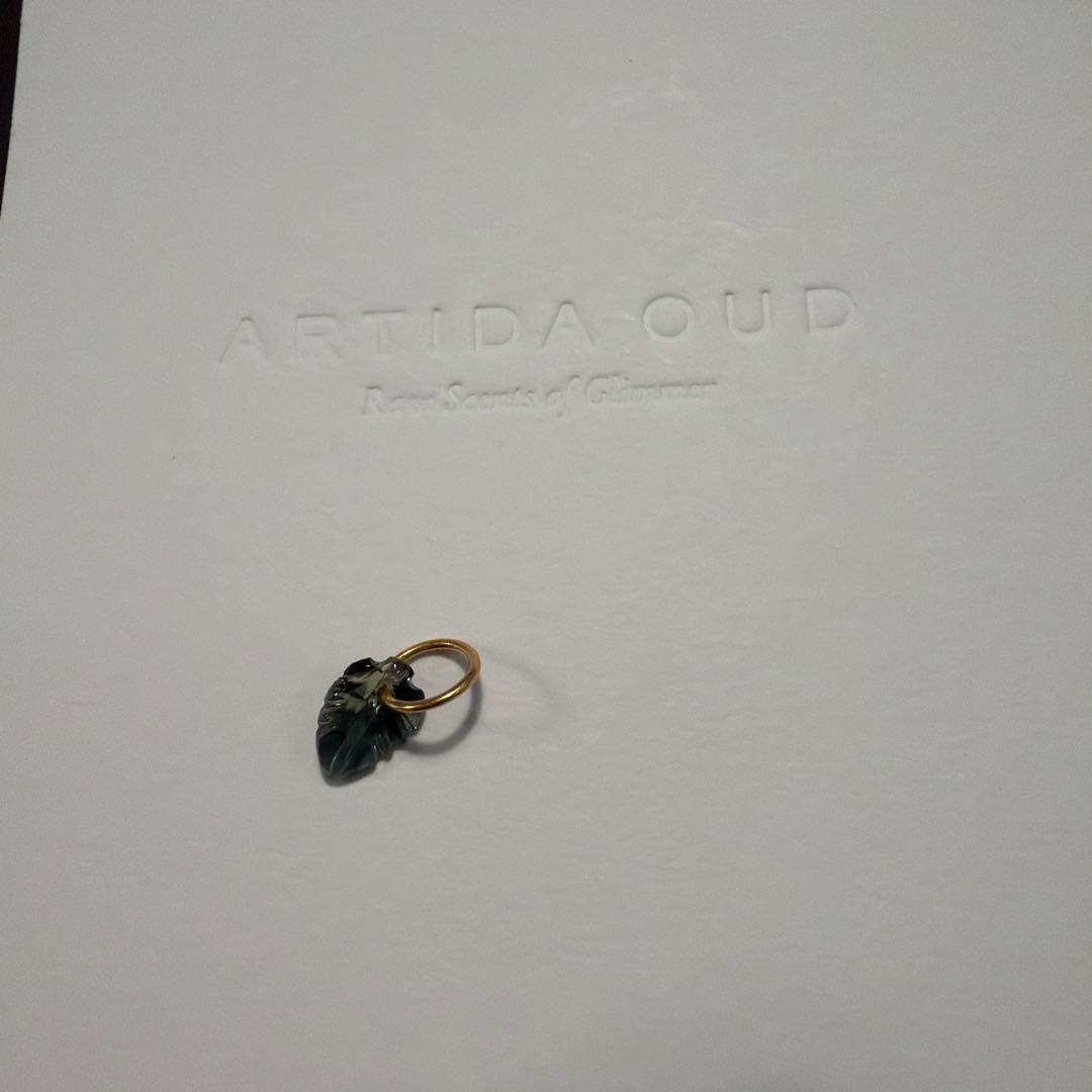 美品ARTIDA OUD スモーキークォーツ エタニティリングブラウン15号