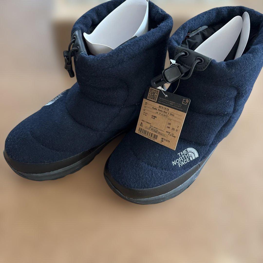 【未使用】ザノースフェイス　ヌプシ　ブーツ　25　NF51979 ネイビー