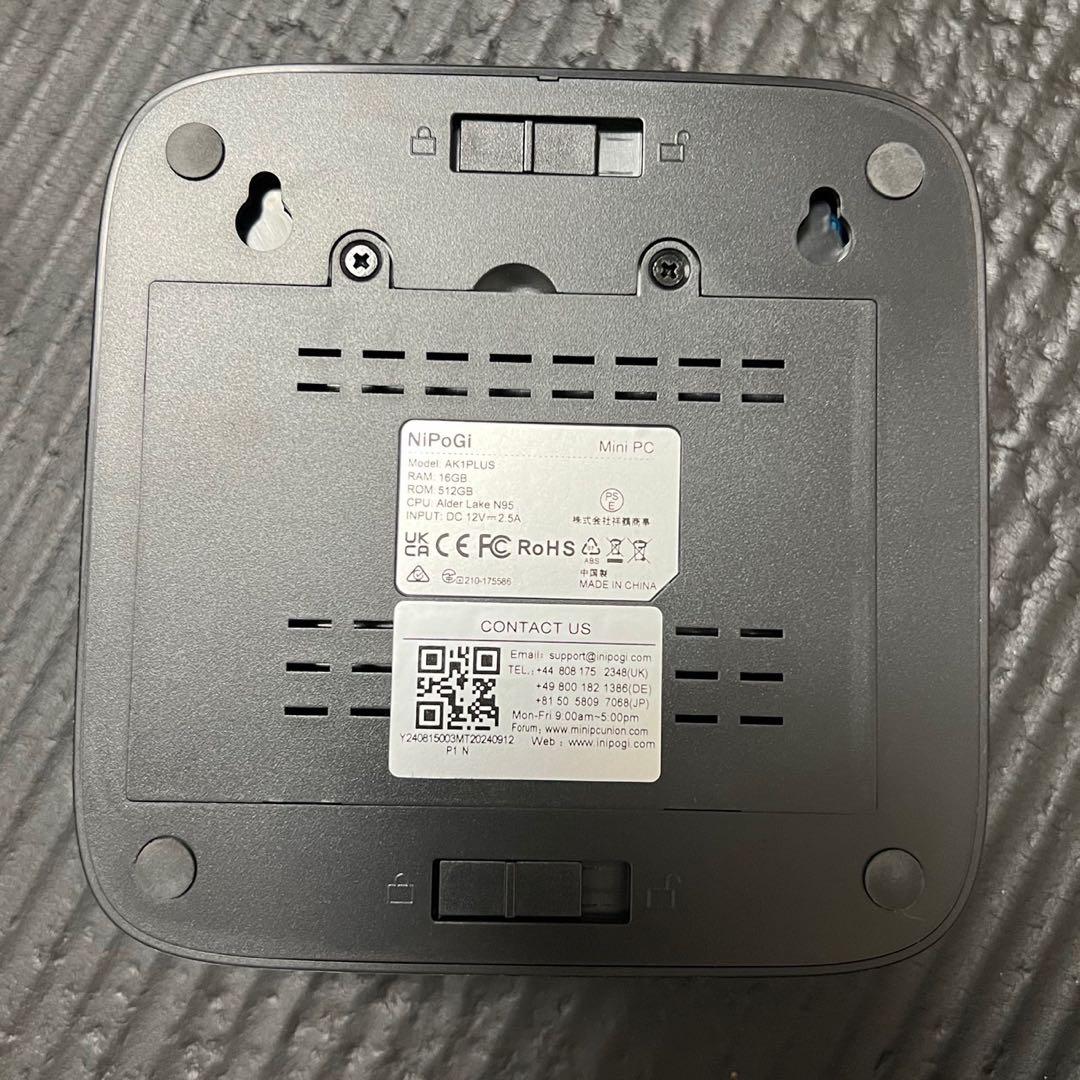 Alder Lake CPU n95 RAM16GB SSD 512GBミニpc