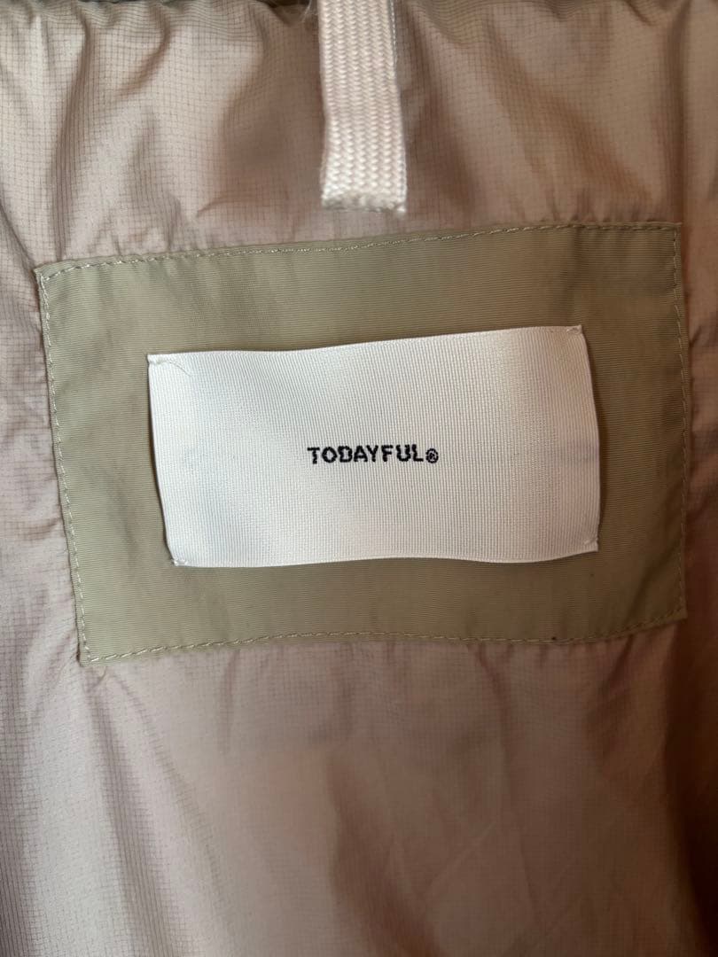 TODAYFUL Monster down coat オリーブ 36