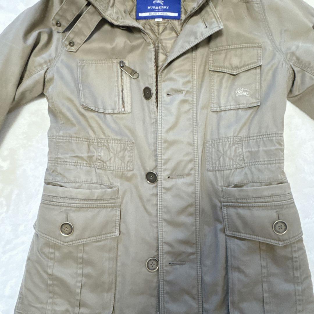 サリーさま♡【BURBERRY】バーバリー モッズコート カーキベージュ40