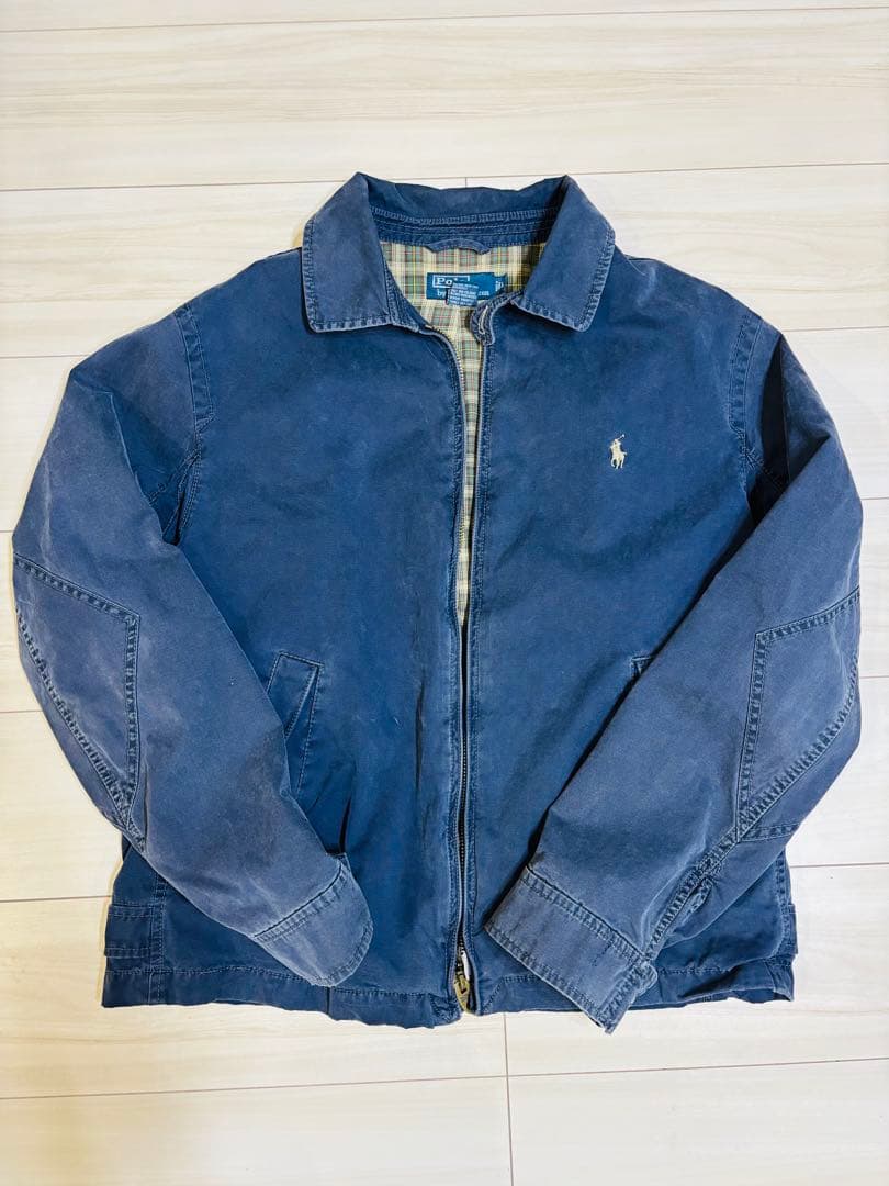 90s ポロラルフローレン　ハリントンジャケット　スウィングトップ