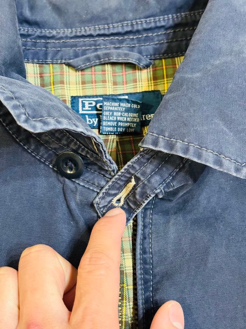 90s ポロラルフローレン　ハリントンジャケット　スウィングトップ