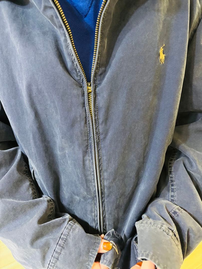 90s ポロラルフローレン　ハリントンジャケット　スウィングトップ