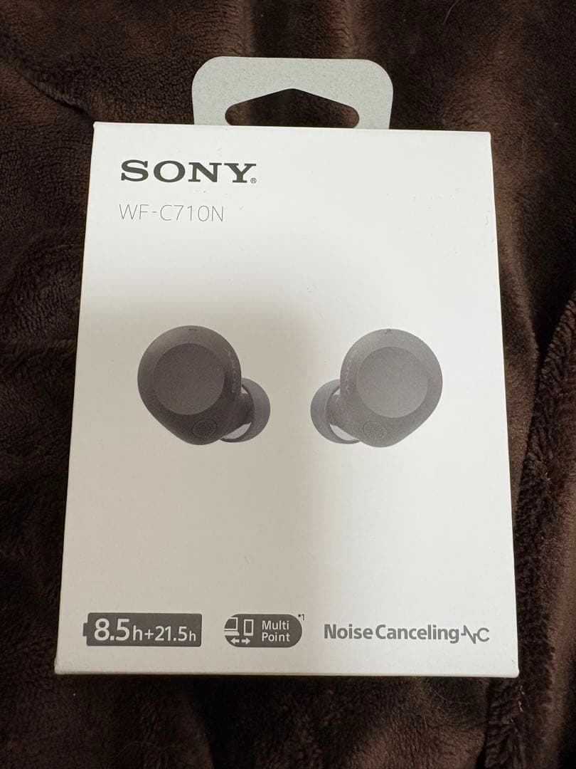 【新品未開封】Sony WF-C710N ブラック ワイヤレスイヤフォン