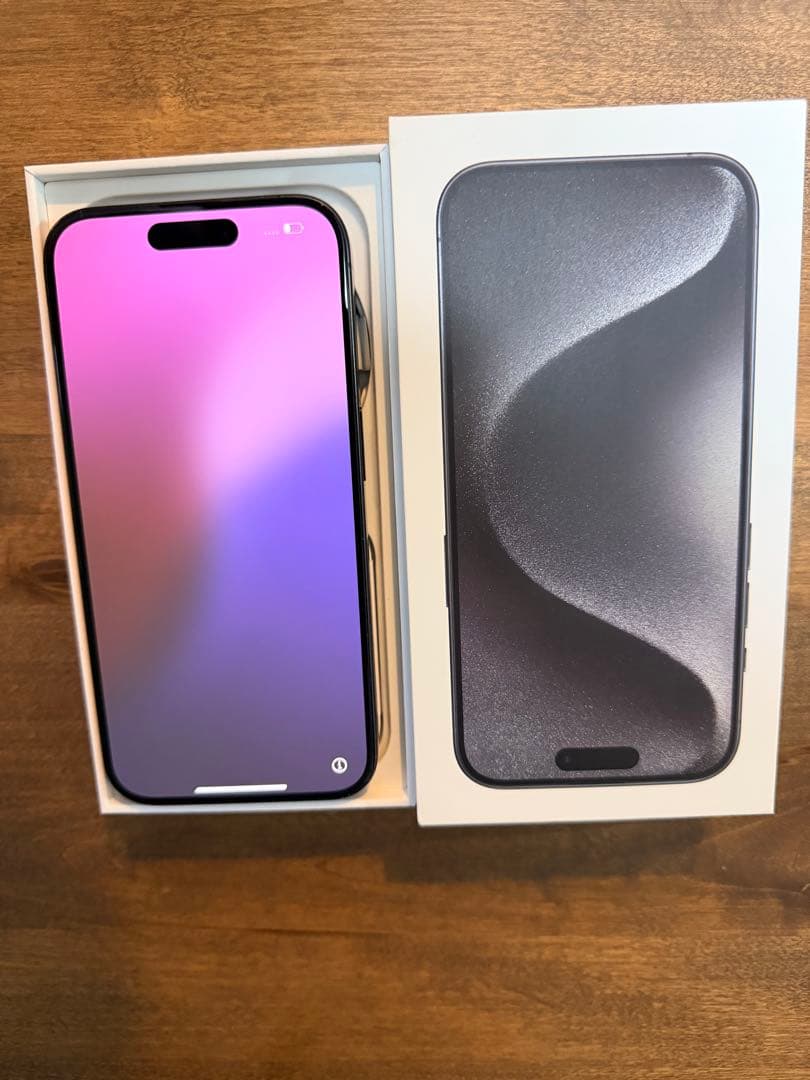 【箱付き美品】iPhone15Pro 256GB SIMフリー