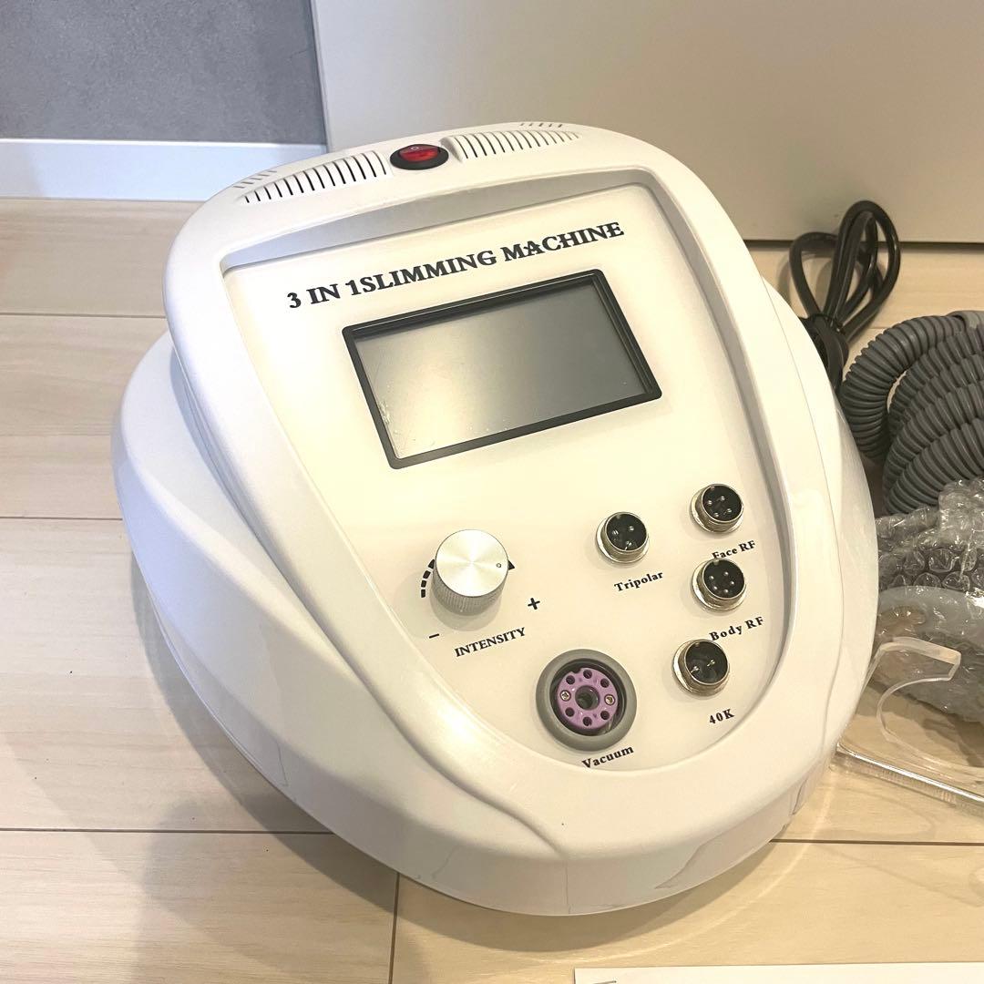 【新品未使用】業務用40khzキャビテーション&ラジオ波 顔&身体用 正規品