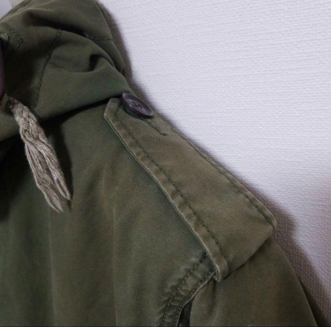 フレッドペリー モッズコート フーテッド ジャケット ライナーつき カーキ