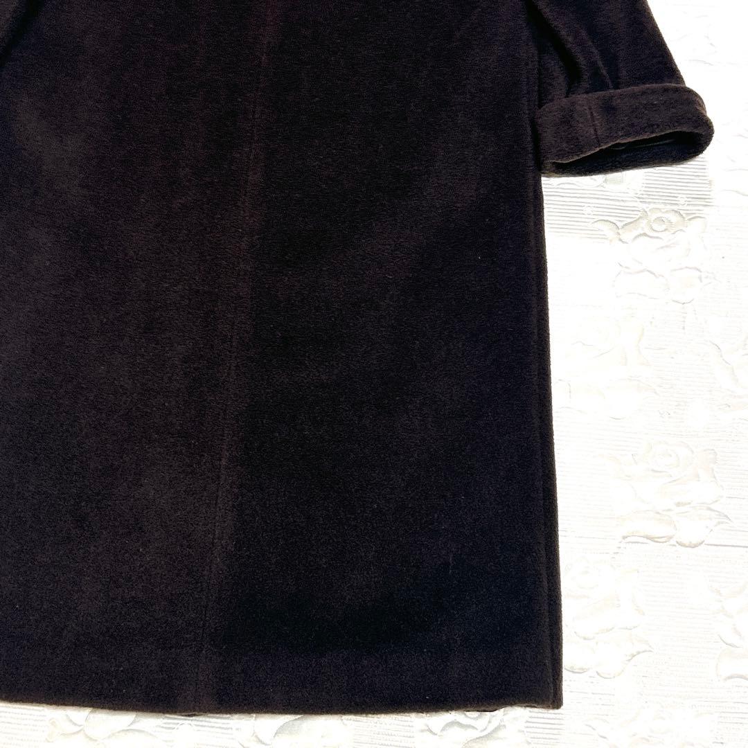 Max Mara MARELLA カシミヤ混ウール ダブルブレストコート 40