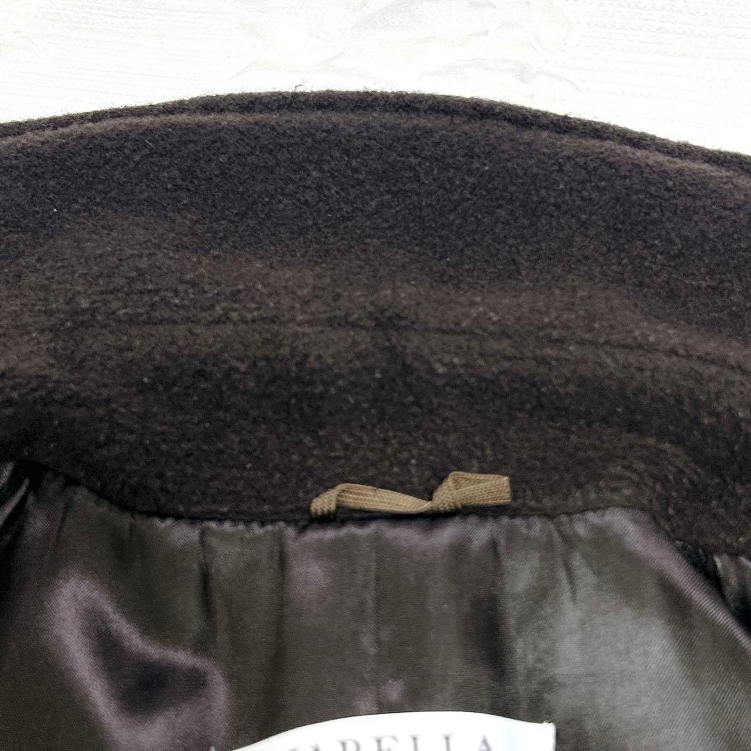Max Mara MARELLA カシミヤ混ウール ダブルブレストコート 40