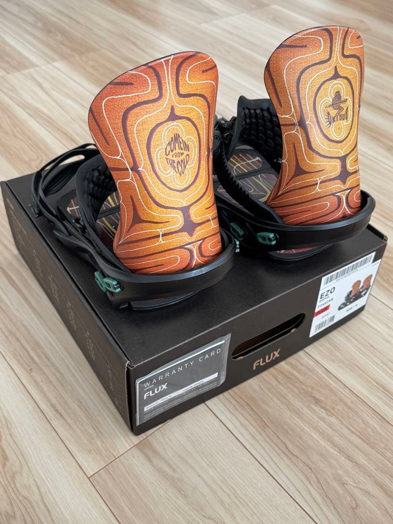 【美品】FLUX EZO スノーボード バインディング Sサイズ
