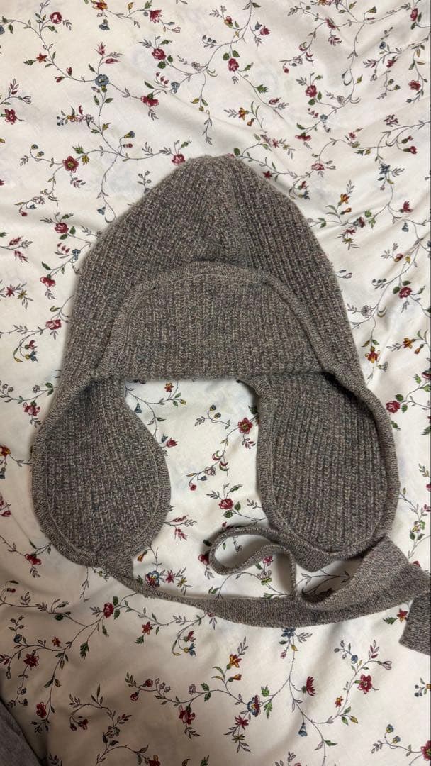 ear cover knit cap　フミエタナカ　fumie tanaka