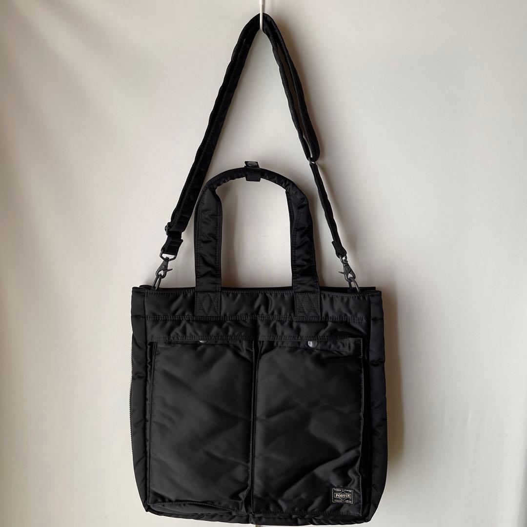 【吉田カバン /PORTER 】TANKER 2WAY トートバック　ブラック