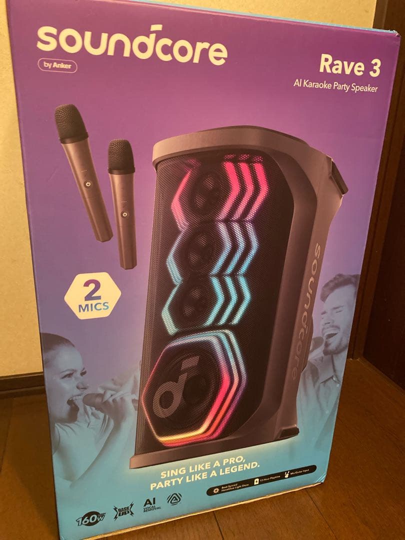 soundcore Rave 3 ワイヤレススピーカー