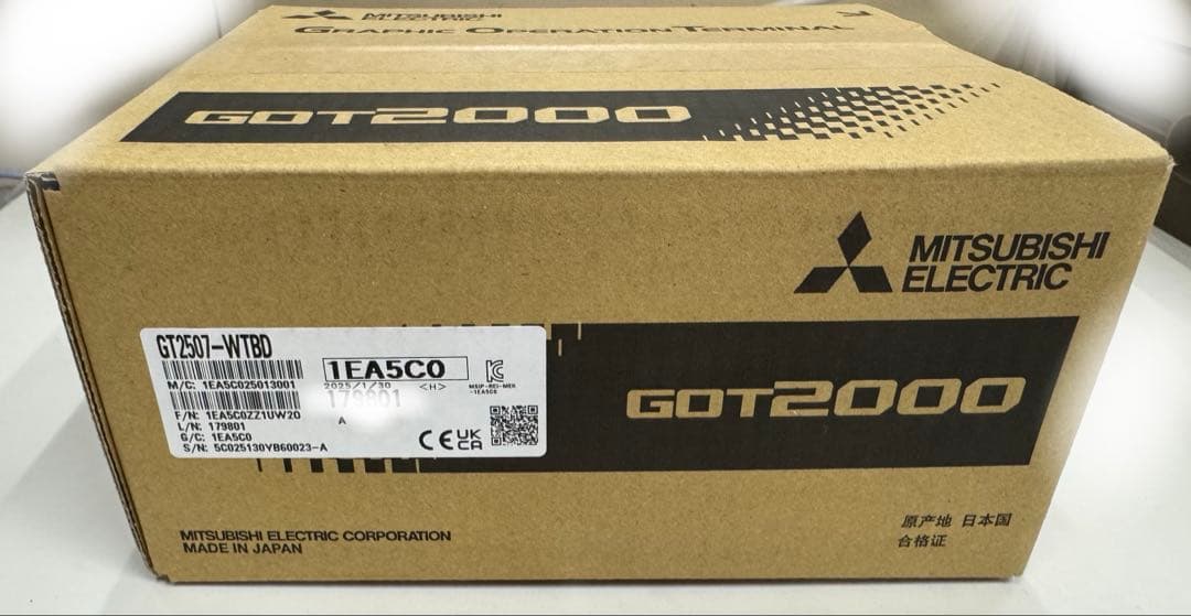 【新品未使用未開封】三菱電機製タッチパネル　GT2507-WTBD