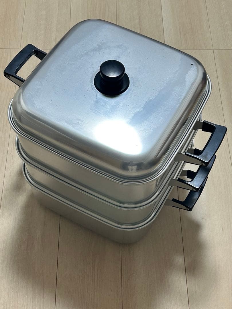 アカオアルミ 角蒸二重 33cm