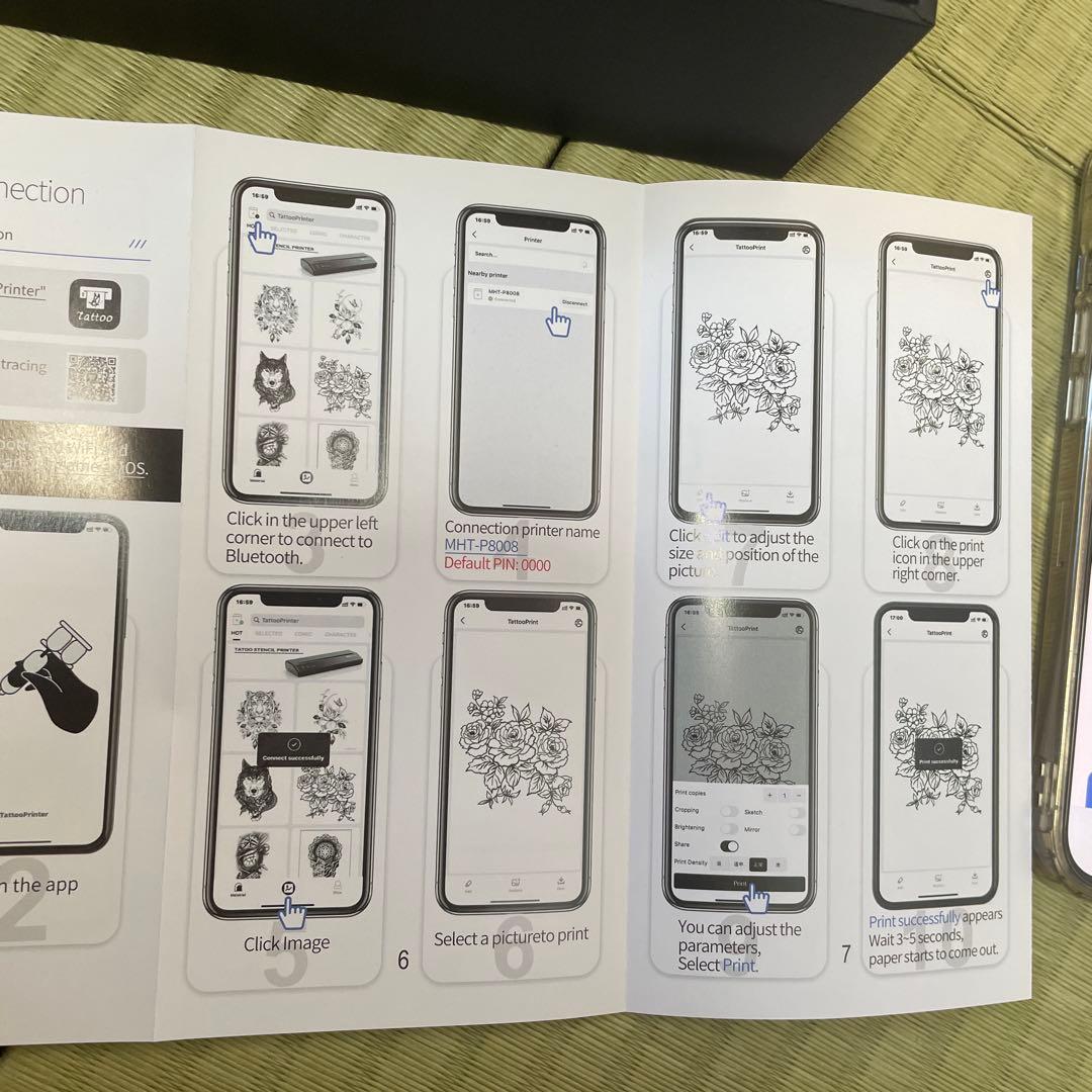 m*様 タトゥー 下絵転写用 サーマルコピー機