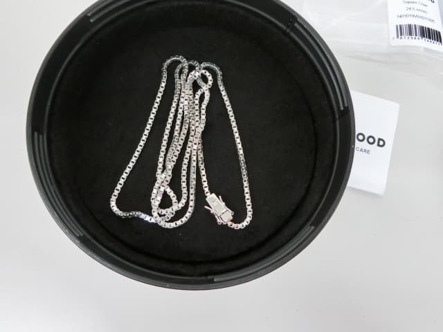 新品正規品【Tom Wood】スクエアチェーン シルバー ネックレス