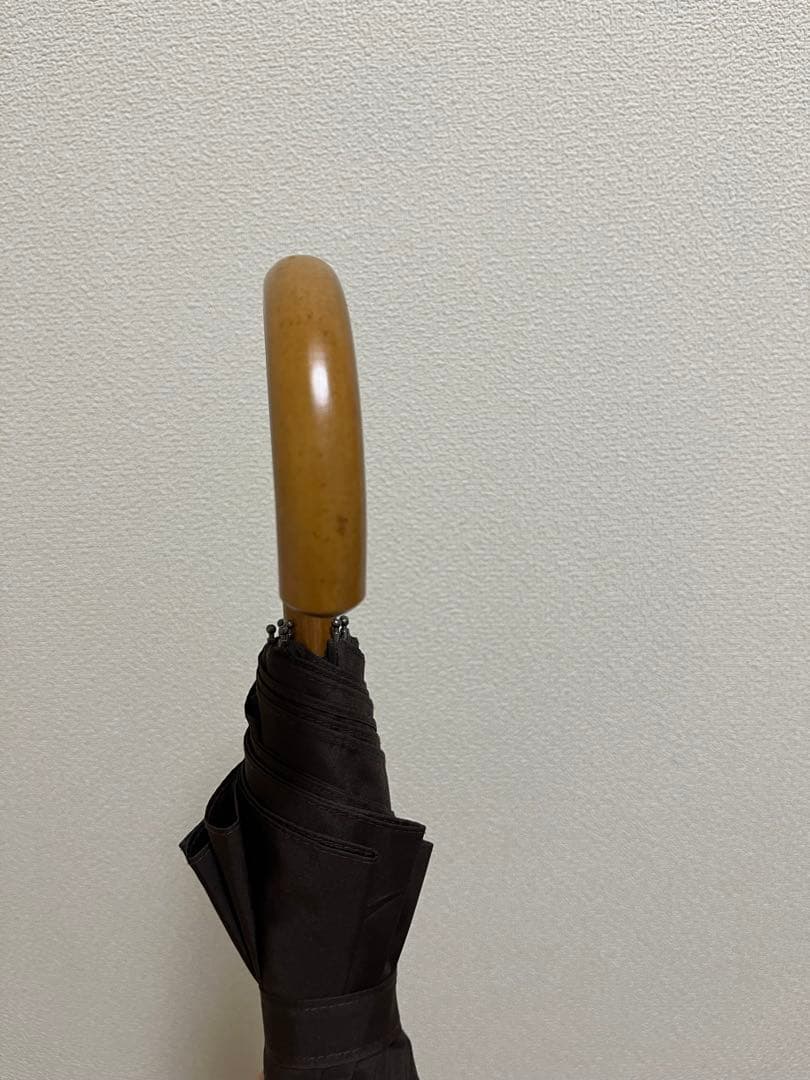 FOX UMBRELLAS 折りたたみ傘 ブラウン 藤