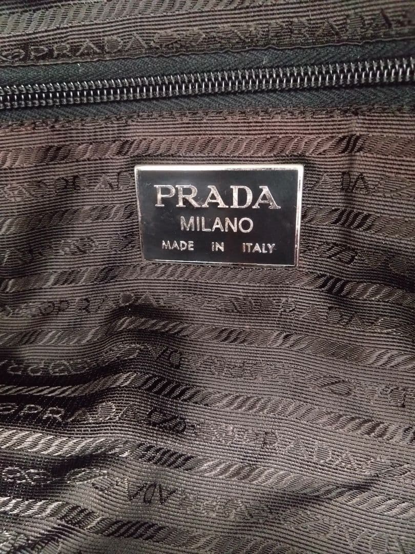 PRADA 黒 ナイロン ボストンバッグ