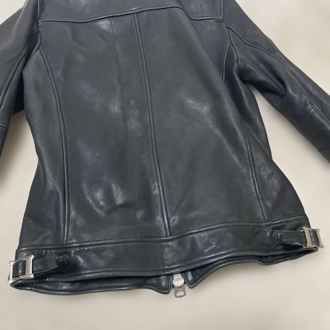 アヴィレックス ラムレザージャケット シングル M