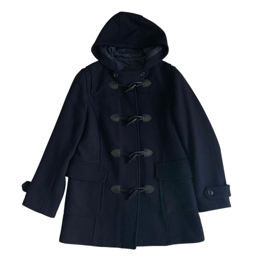 イーストボーイヴィーナス Venus アンゴラ混ダッフルコート 7号 ネイビー